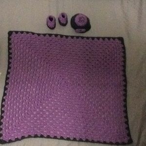 Purple baby set